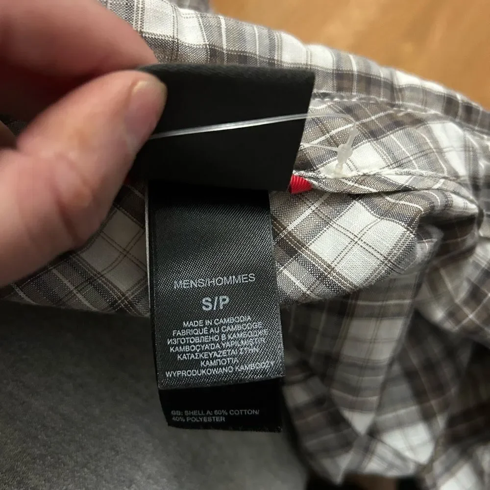 The North Face Plaid Button Down Shirt NWOT
